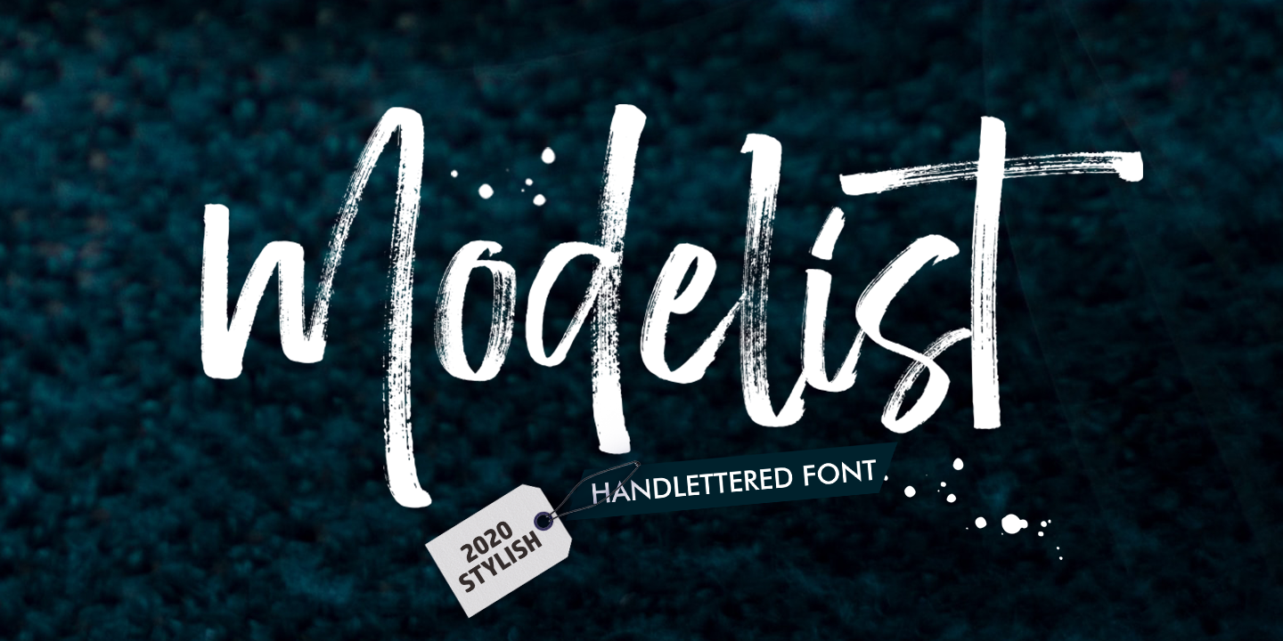 Modelist Font preview